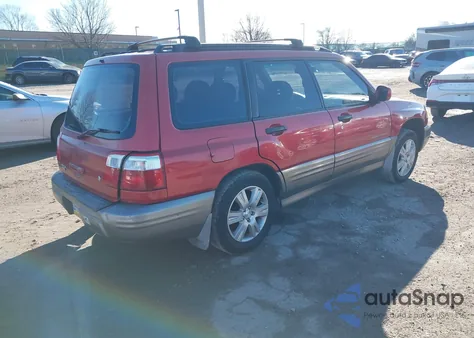 2002 Subaru Forester S from USA, damaged, VIN JF1SF65552H737641